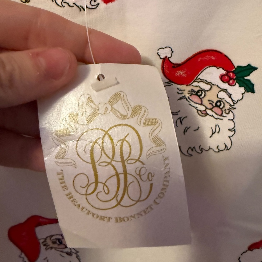 The Beaufort Bonnet Company Red and White Santa Crewneck - Picture 4 of 5